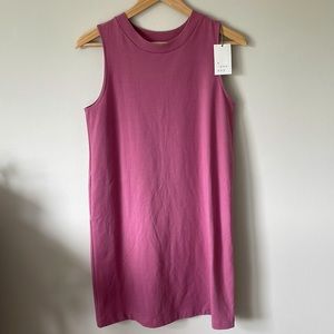 NWT. A New Day pink sleeveless shirt dress.